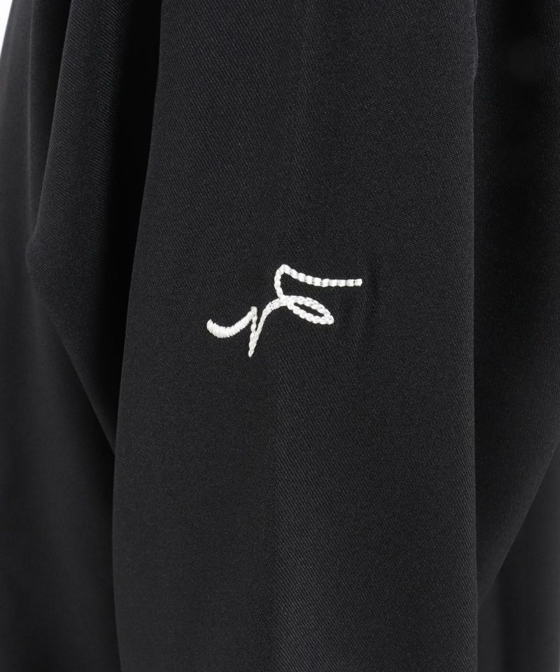 新品コールアンドレスポンス)】長袖シャツ-ラウンドカラー-ストレッチツイル ストレッチツイル/ラウンドカラー長袖シャツ