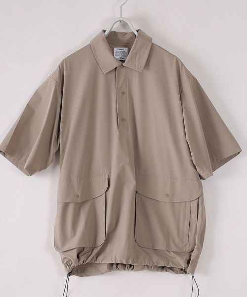 50%OFF【Kelen(ケレン)】 MAAT 4WAY STRETCH UTILITY P-O ストレッチシャツ(KLM24SSH1113)