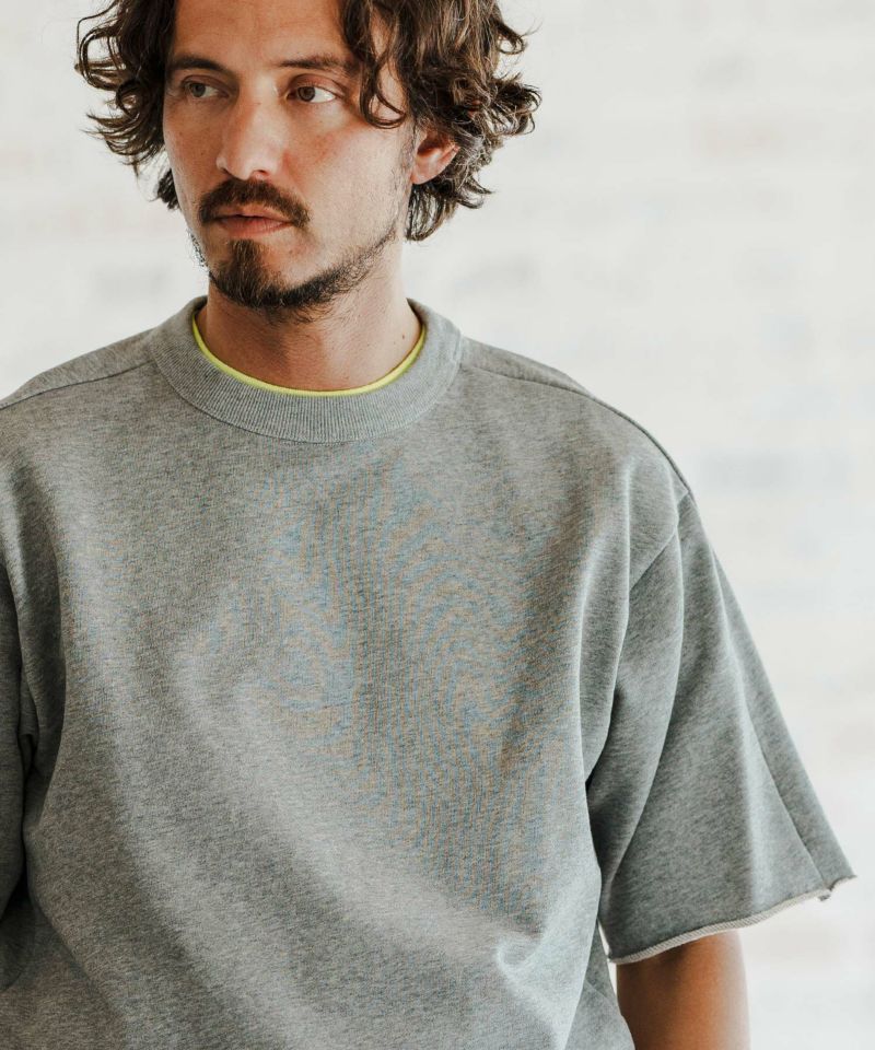 葵　804040 30%OFF【felkod(フィルコッド)】Cut Off Sweat Short Sleeve Cut sew