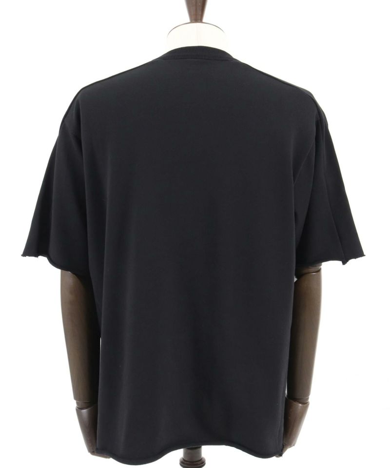 30%OFF【felkod(フィルコッド)】Cut Off Sweat Short Sleeve Cut sew