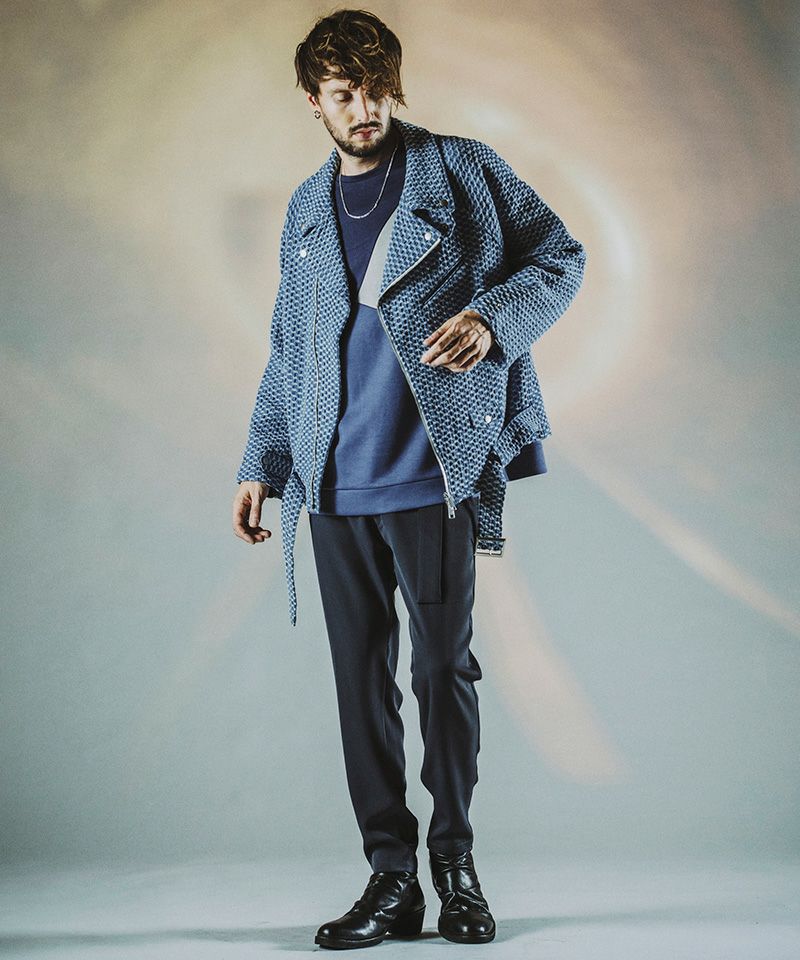 60%OFF【NO ID.(ノーアイディー)】ﾍﾞﾙﾃｯﾄﾞﾃｰﾊﾟｰﾄﾞﾄﾗｳｻﾞｰｽﾞ