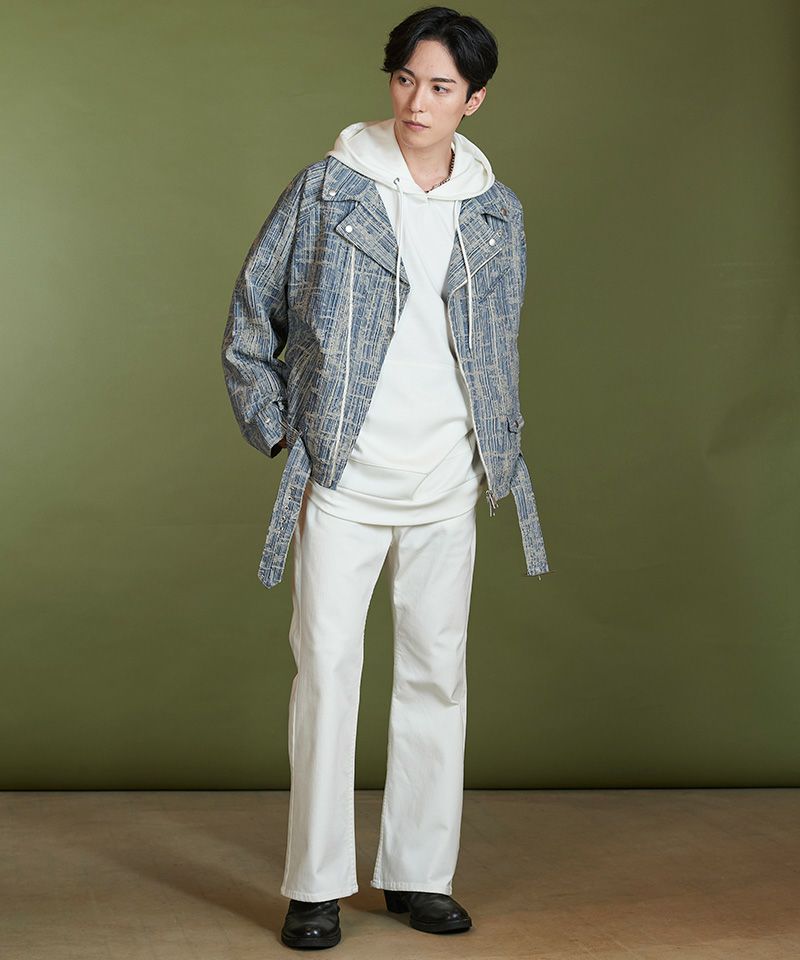 60%OFF【NO ID.(ノーアイディー)】 JQﾃﾞﾆﾑBIGﾗｲﾀﾞｰｽJKT