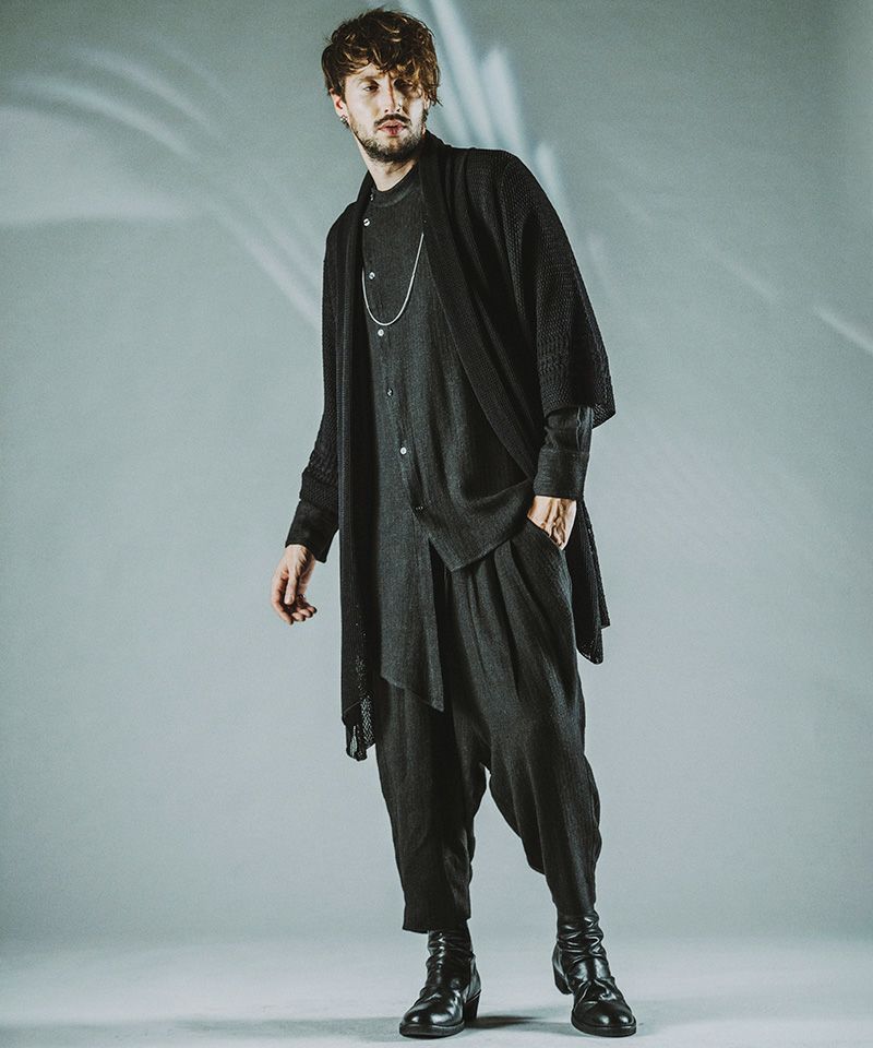 30%OFF【NO ID.(ノーアイディー)】ｻﾙｴﾙﾊﾞﾙｰﾝｸﾛｯﾌﾟﾄﾞPT パンツ