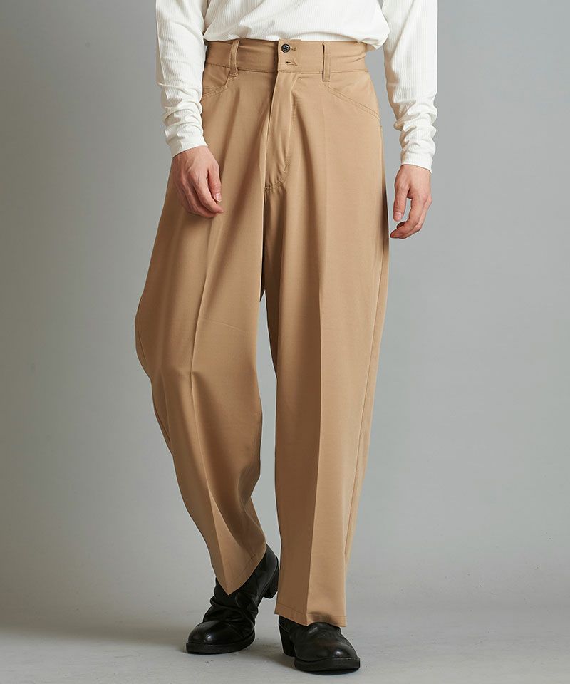 60%OFF【NO ID.(ノーアイディー)】ﾊｲｳｴｽﾄﾜｲﾄﾞﾜｰｸﾄﾗｳｻﾞｰｽﾞ パンツ