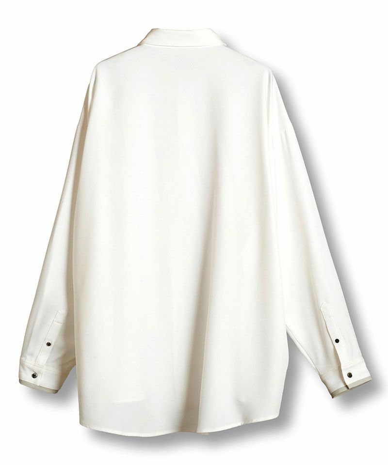 50%OFF【NO ID.(ノーアイディー)】ﾄﾞﾛｯﾌﾟｼｮﾙﾀﾞｰBIG-SH シャツ