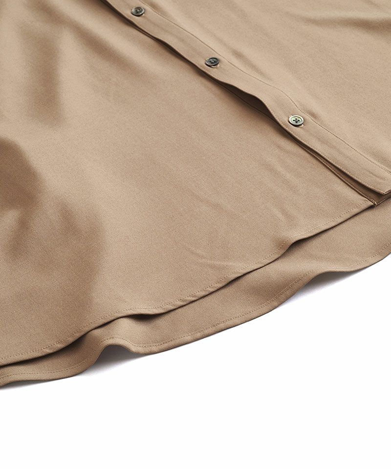 50%OFF【NO ID.(ノーアイディー)】ﾄﾞﾛｯﾌﾟｼｮﾙﾀﾞｰBIG-SH シャツ