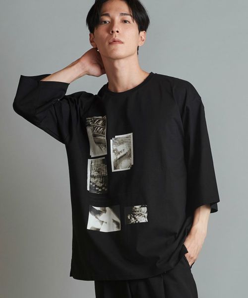 30%OFF【NO ID.(ノーアイディー)】 ﾚｲﾔｰﾄﾞｽﾗｯｼｭZIP BIG-T Tシャツ(454006-737T) | CAMBIO カンビオ