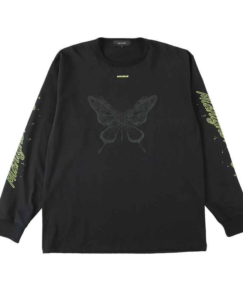 ARTCHENY(アーケニー)】Butterfly Long Sleeve Tee ロング