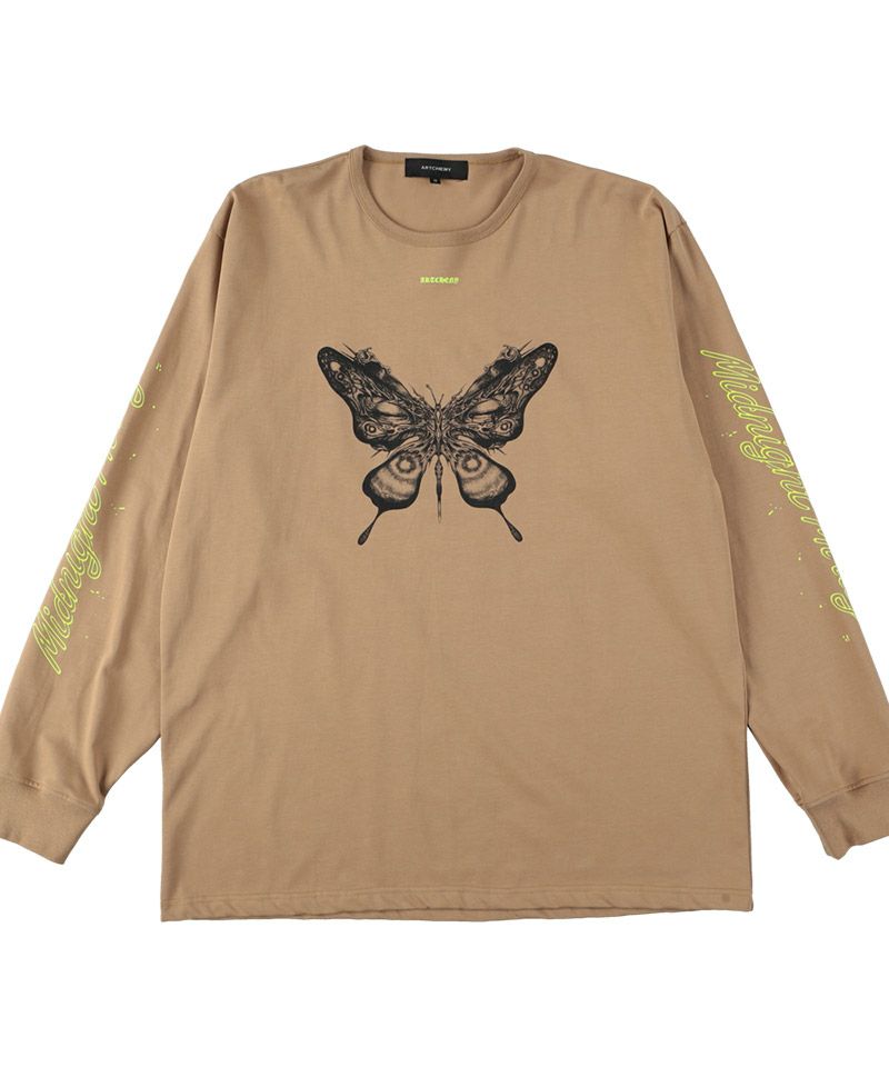 ARTCHENY(アーケニー)】Butterfly Long Sleeve Tee ロング