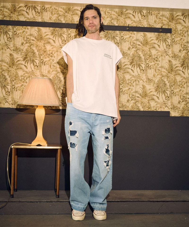 ADAM PATEK(アダムパテック)】 clash looose denim デニムパンツ