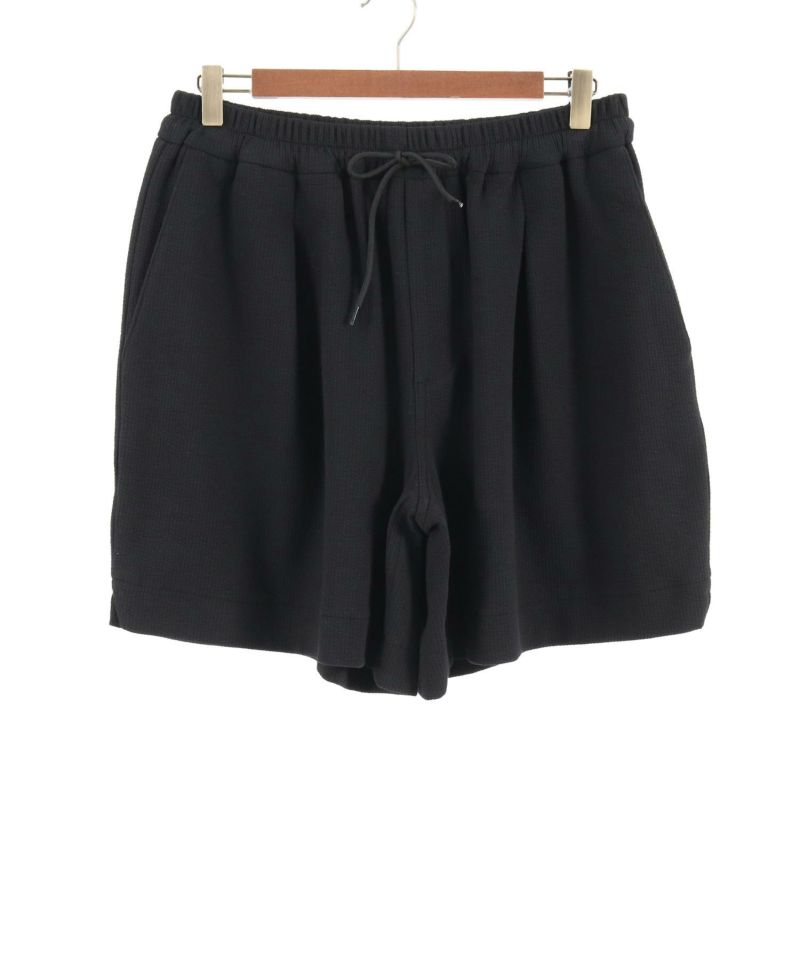 Cygne / 日本製/ショートパンツ/0/ウール/BLK 30%OFF【CAMBIO(カンビオ)】シアサッカーイージーショートパンツ(CMB