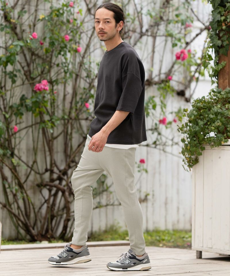 L.G.B. グレー サルエルパンツ サルエルパンツ メンズ デニム ジーンズ デニムパンツ サルエル