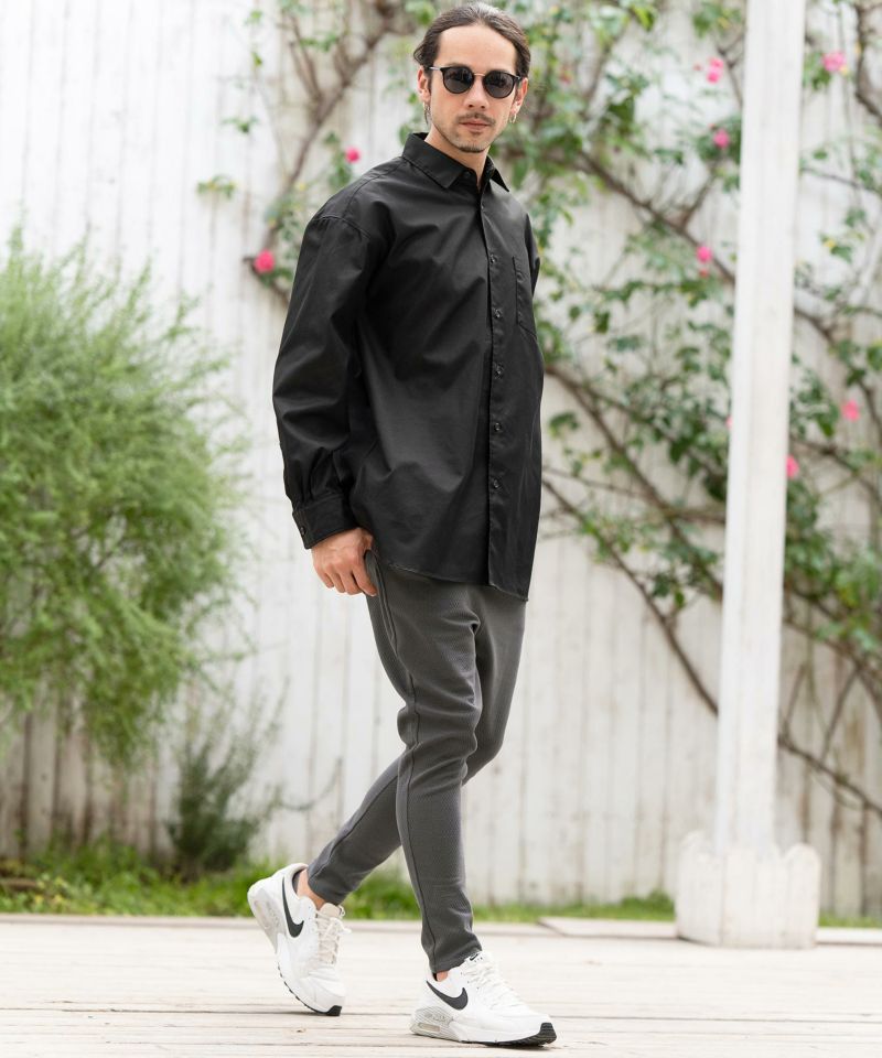 【CAMBIO】スウェットサルエルパンツ 60%OFF【CAMBIO(カンビオ)】Back Shaggy Sweat Sarouel Pants