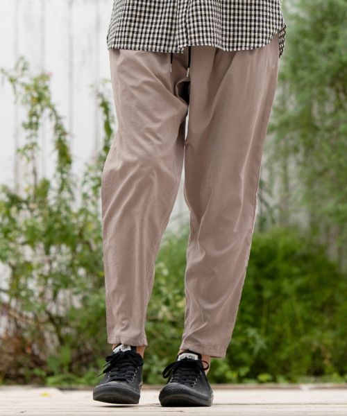 30%OFF【CAMBIO(カンビオ)】Peach Skin Typewriter Two Tuck Easy Pants イージーパンツ(S25524cmb)