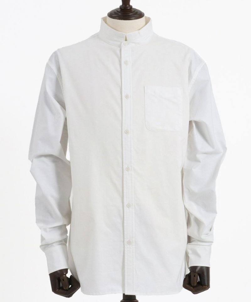 30%OFF【CAMBIO(カンビオ)】 ミニスタンドカラーOXシャツ