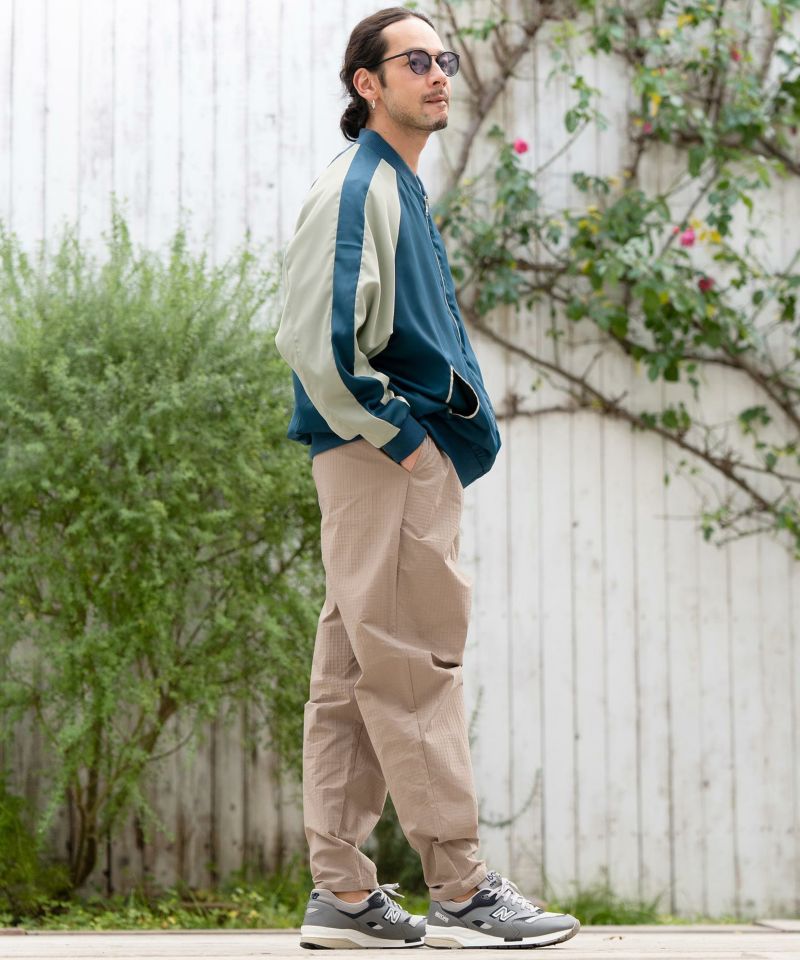 【CAMBIO】スカジャン CAMBIO(カンビオ)】Tiger Embroidered Velour Souvenir Jacket