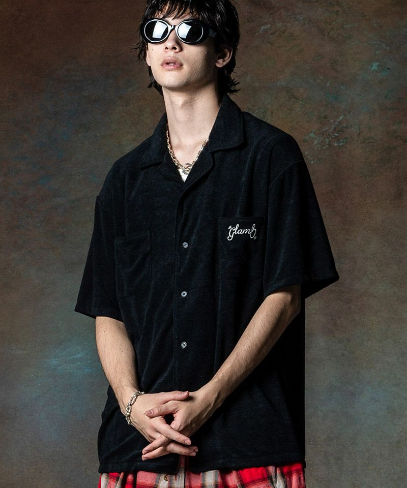 20%OFF【glamb(グラム)】Pile Bowling Shirt パイルボウリングシャツ  