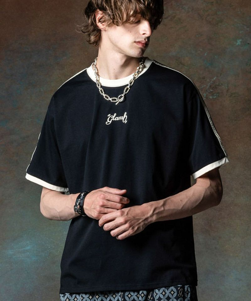 30%OFF【glamb(グラム)】Trim Line T-Shirt トリムラインT