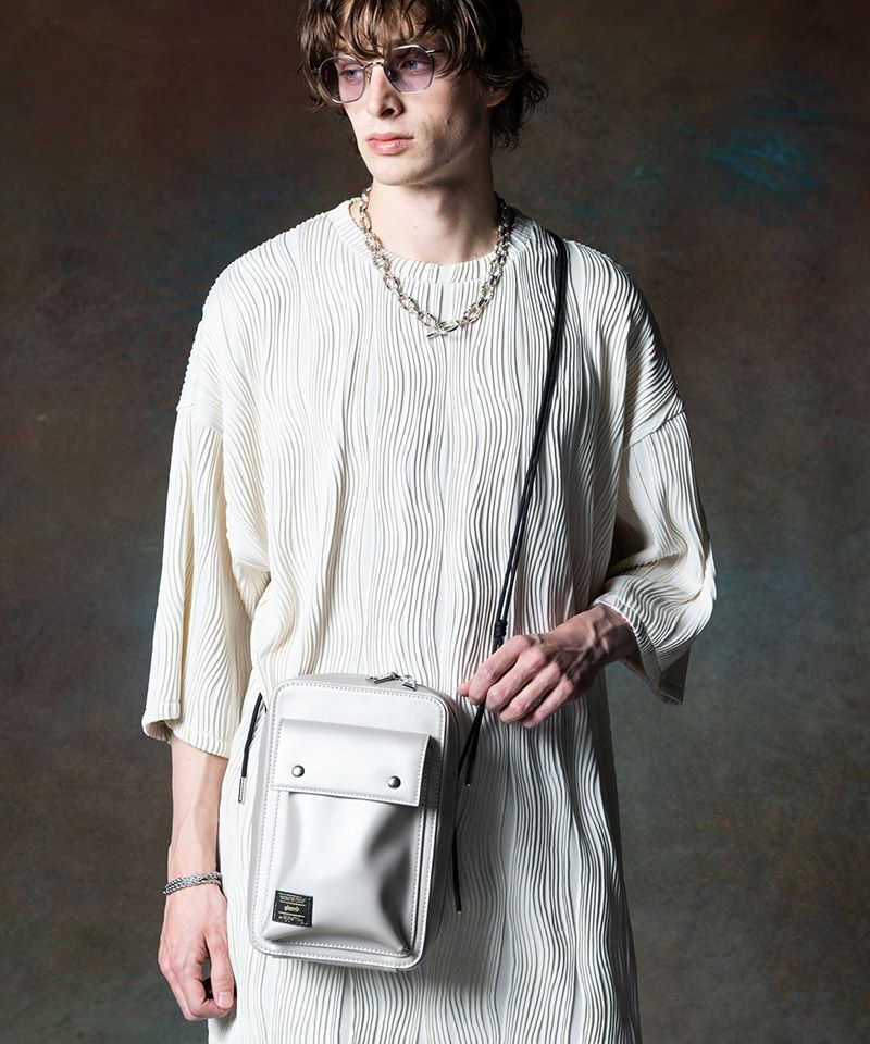 バッグ glamb Synth Leather Knapsack 楽天市場】【glamb(グラム)】 Synth Leather Sacoche Bag シンセ