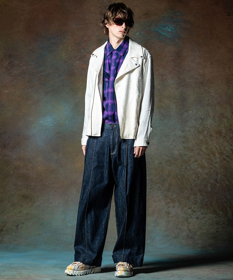 新品未使用 glamb グラム ペイズリー柄 S glamb グラム Paisley Skipper Shirt