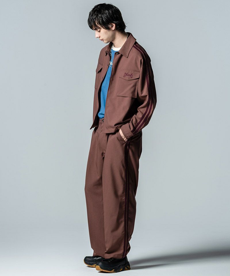 20%OFF【glamb(グラム)】Line Jersey Shirt ラインジャージ