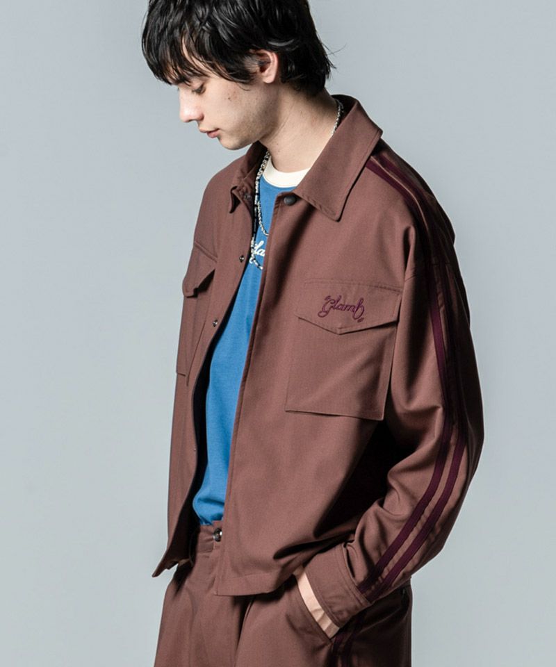 20%OFF【glamb(グラム)】Line Jersey Shirt Set Up ライン