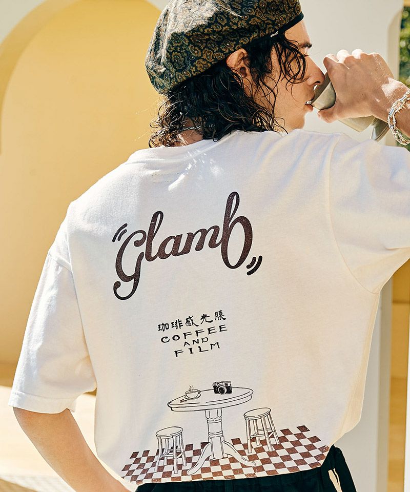 glamb 22ss Waltercolor shirt オープンカラーシャツ トップス