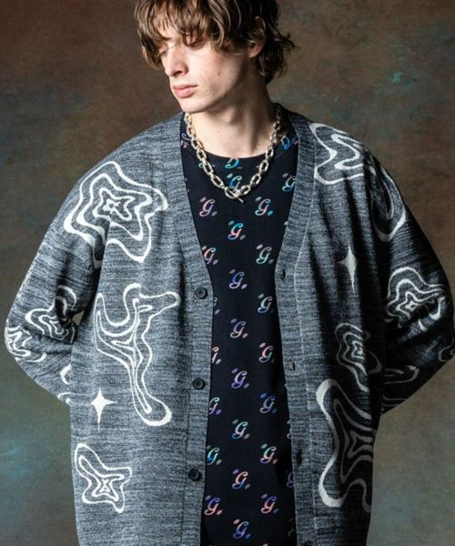 20%OFF【glamb(グラム)】Astro Sound Cardigan アストロサウンドカーディガン(GB0224-KNT01)