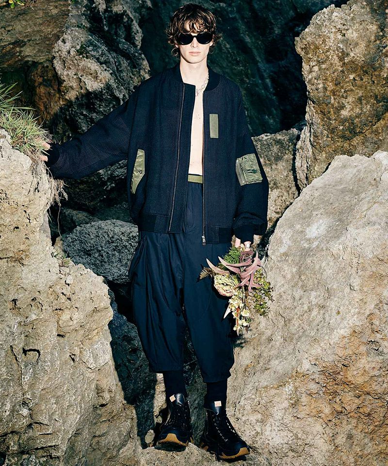 30%OFF【glamb(グラム)】Seersucker Summer MA-1 シアサッカー