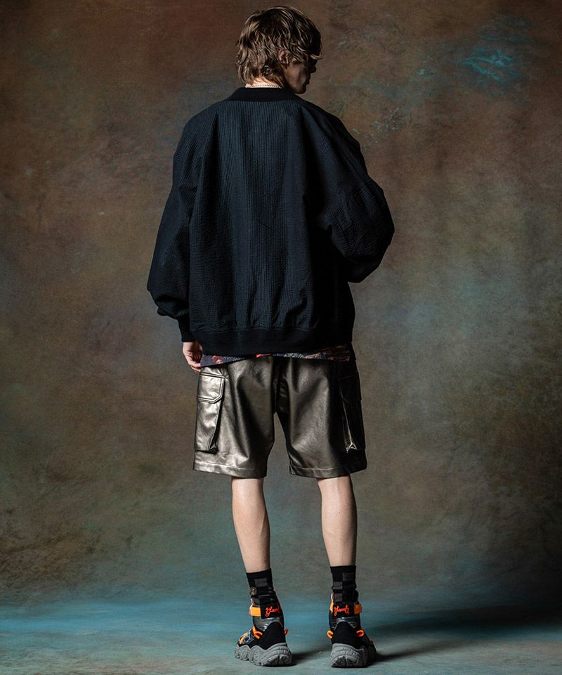 30%OFF【glamb(グラム)】Seersucker Summer MA-1 シアサッカー