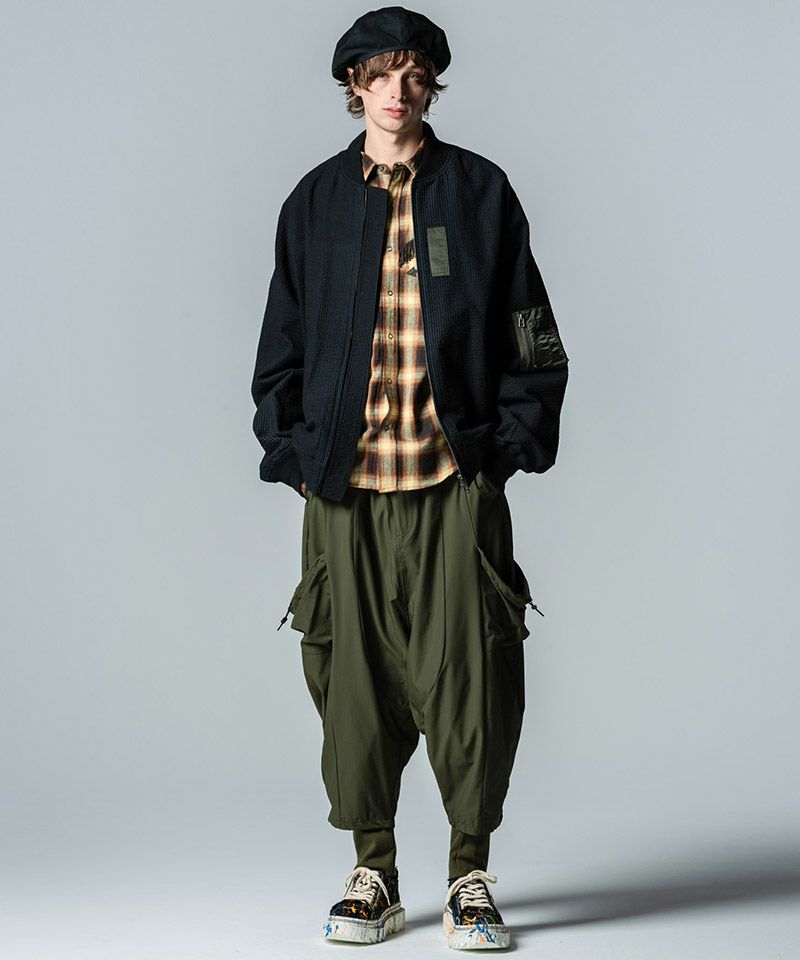 20%OFF【glamb(グラム)】Seersucker Summer MA-1 シアサッカー