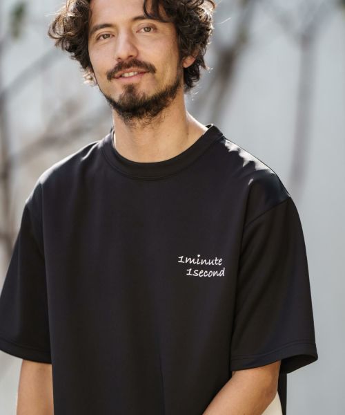 【1minute 1second(ワンミニットワンセカンド)】side panel cut&sewn Tシャツ(1M24N100)