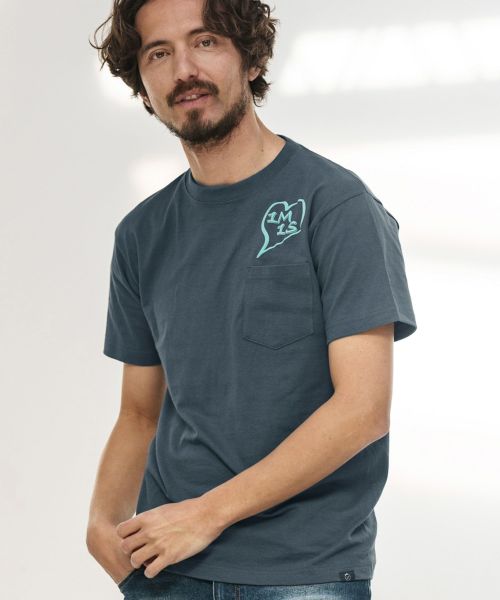 30%OFF【1minute 1second(ワンミニットワンセカンド)】 big heart pocket-T  Tシャツ(1M24N240)