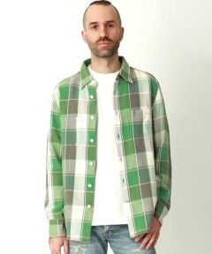 TMT(ティーエムティー)】HEAVY TWILL PLAID SHIRT ツイルチェックシャツ(TSH-S2403) | CAMBIO カンビオ