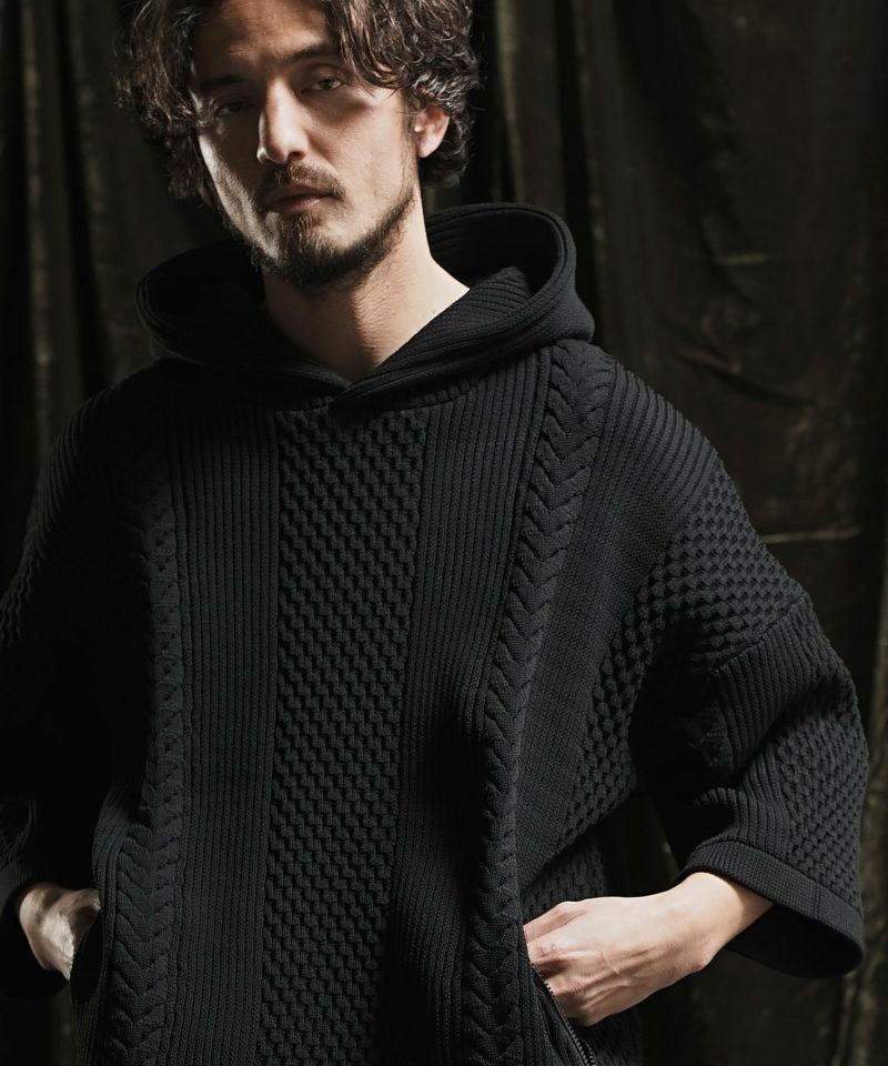 50%OFF【ANGENEHM(アンゲネーム)】Light yarn cable stitch
