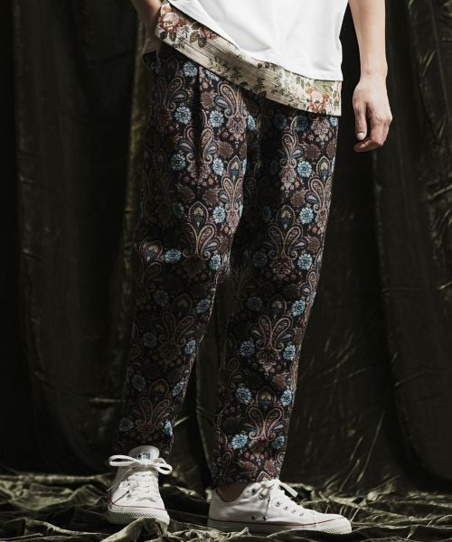 30%OFF【ANGENEHM(アンゲネーム)】 Gobelin tapestry pants ゴブラン織りパンツ(AG02-026sce)