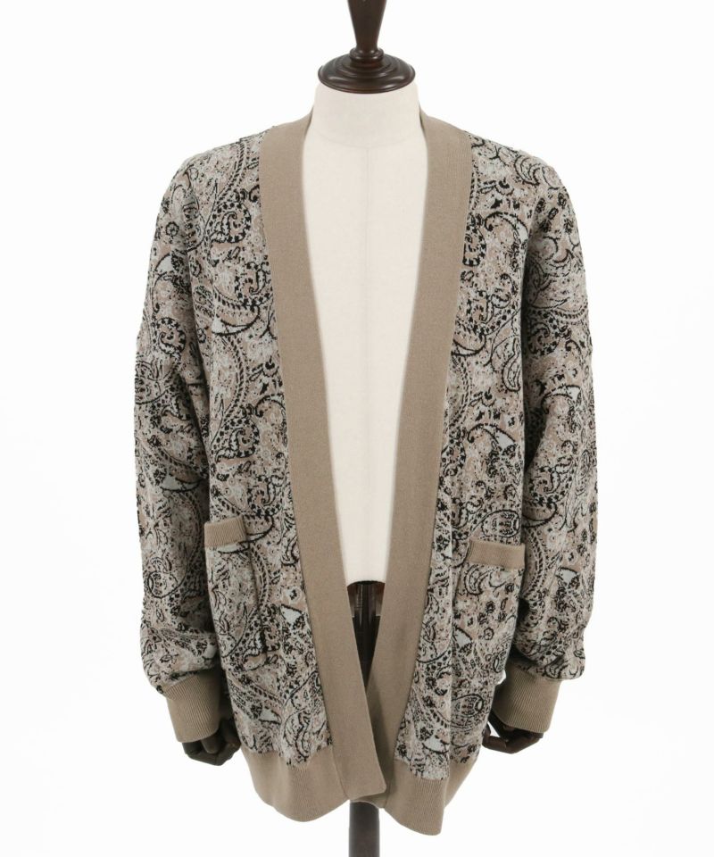 オーダー品　ALTERNA カーディガン シワになりづらい】タックジャージーカーディガン(カーディガン