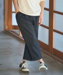 50%OFF【CAMBIO(カンビオ)】クロップドパンツ（テックトロピカル