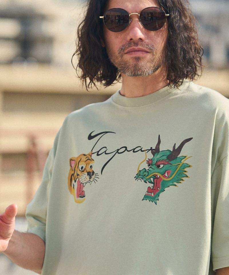 CAMBIO Patchwork Design Big Tee Tシャツ 30%OFF【CAMBIO(カンビオ)】Mini URAKE Patchwork Design Big