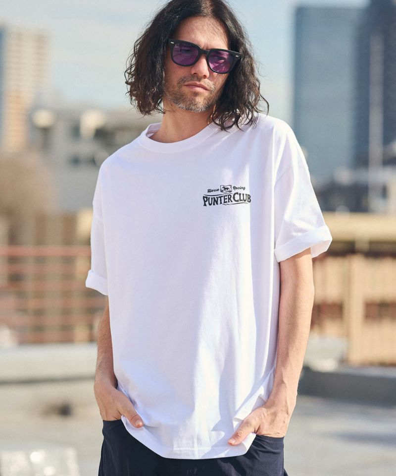 30%OFF【CAMBIO(カンビオ)】ビッグシルエットプリントTシャツ（PUNTER