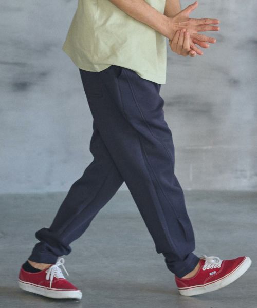 30%OFF【CAMBIO(カンビオ)】ダンボールデザインテーパードパンツ(HLCM0155)
