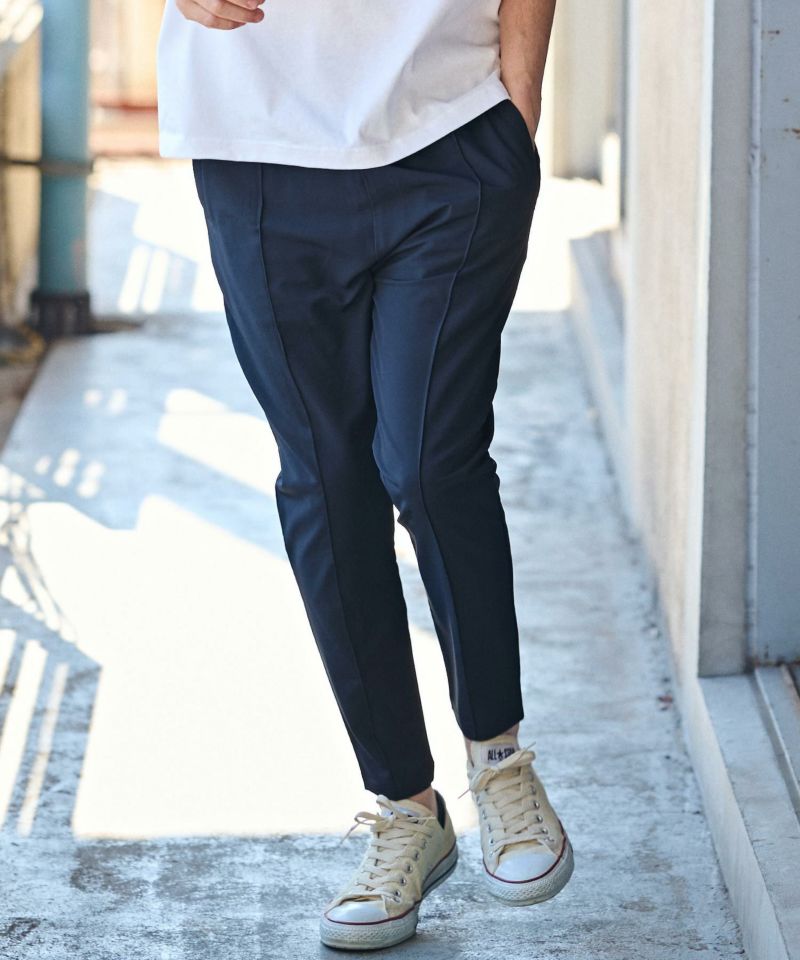 30%OFF【CAMBIO(カンビオ)】 ピンタック入りストレッチ