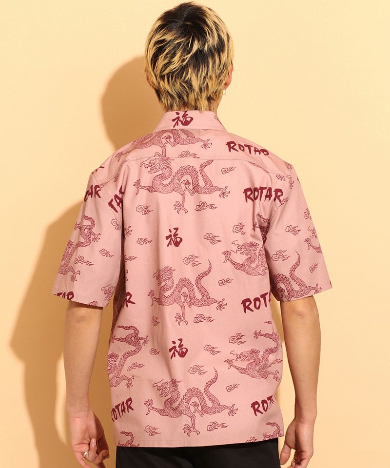 ROTAR(ローター)】 Asian Dragon Textile Aloha Shirt アロハシャツ(rt2434008) | CAMBIO  カンビオ