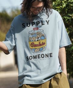 CAMBIO(カンビオ)】ビッグシルエットプリントTシャツ（Supply Someone