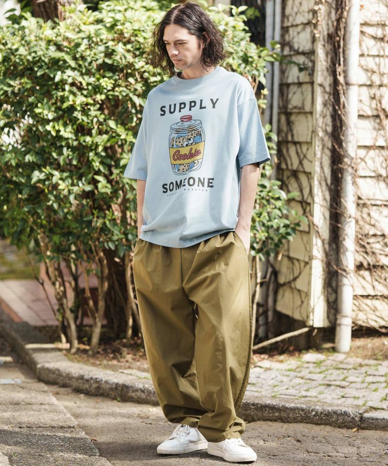 CAMBIO(カンビオ)】ビッグシルエットプリントTシャツ（Supply