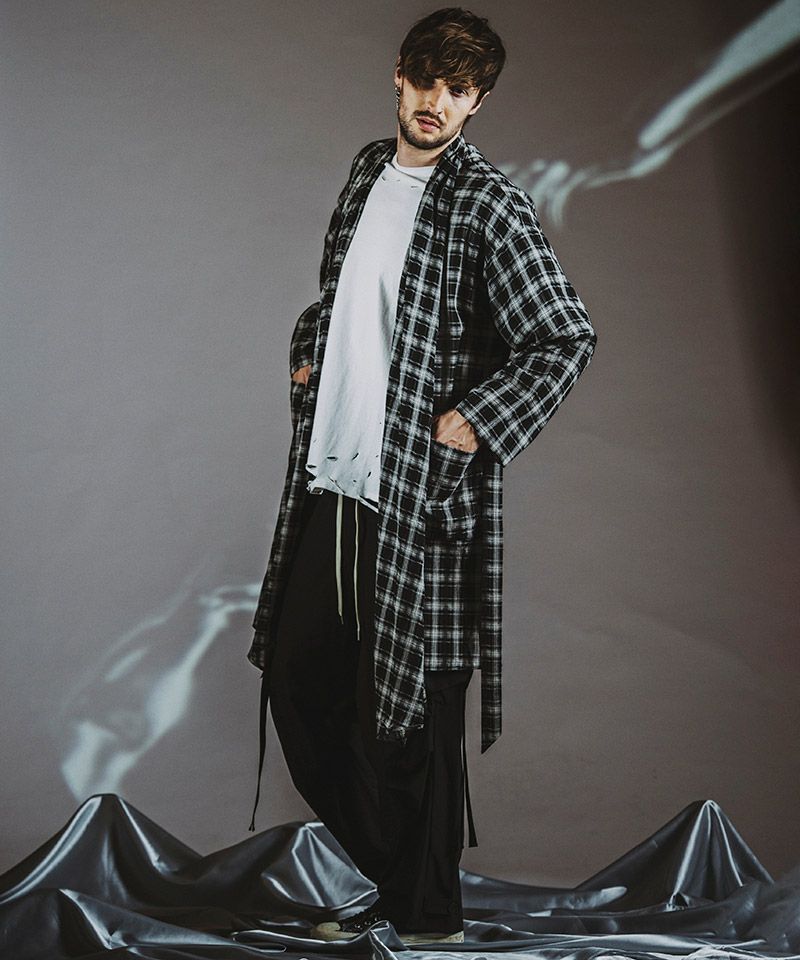 60%OFF【NO ID.(ノーアイディー)】 ﾁｪｯｸｶﾞｰｾﾞｶﾞｳﾝ(854006-740S