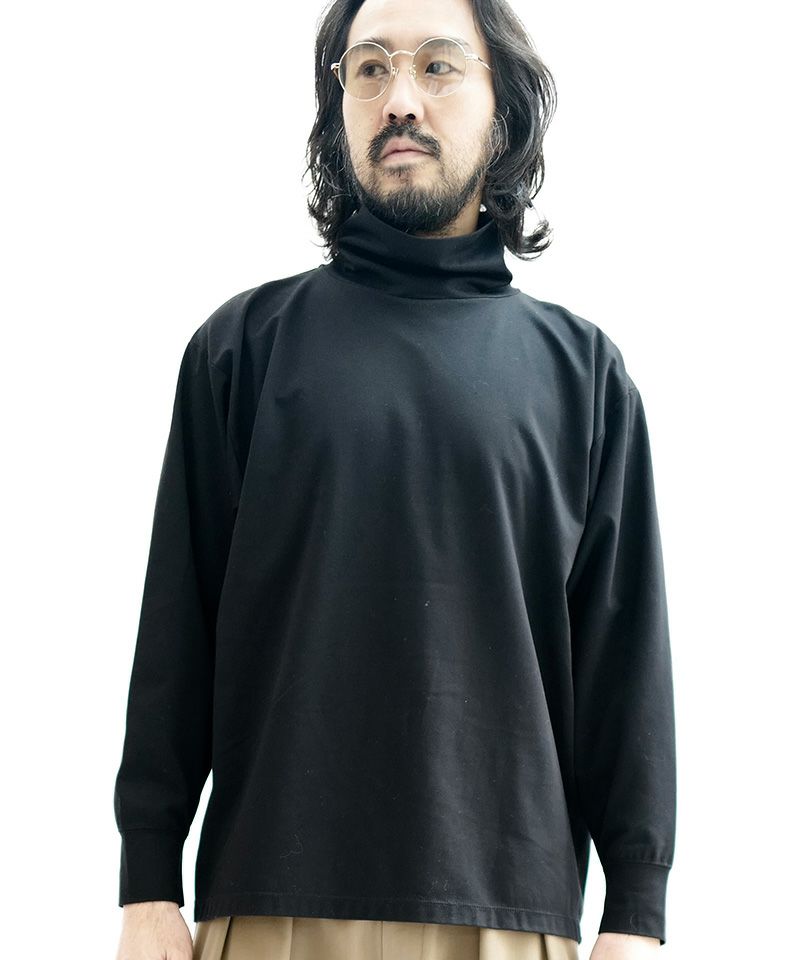 tangenet(タンジェネット)】【予約販売9月上旬～中旬入荷】High density jersey ハイネック カットソー(Polo) |  CAMBIO カンビオ