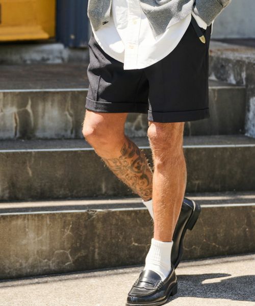 【THEOREM(セオレム)】Turn up Sta-Pre Short Pants スタプレショートパンツ(TRM24-P012S)