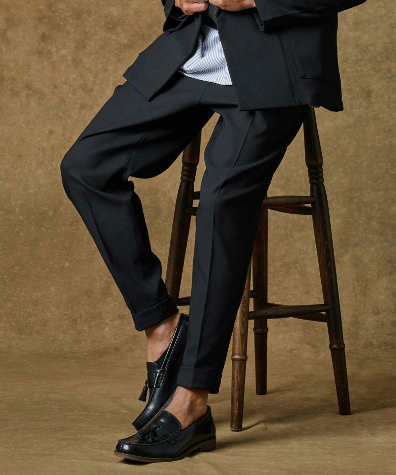 THEOREM(セオレム)】Turn up Sta-Pre Tapered Pants テーパード