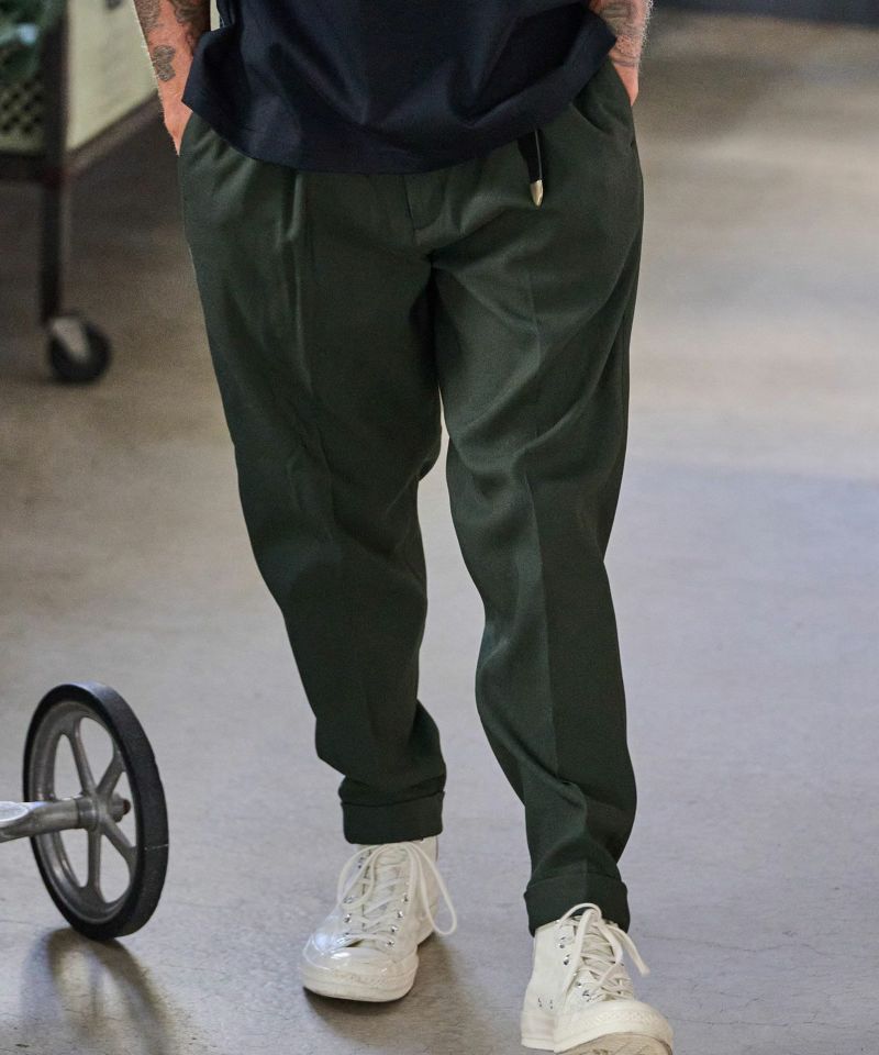 THEOREM(セオレム)】Turn up Sta-Pre Tapered Pants テーパード